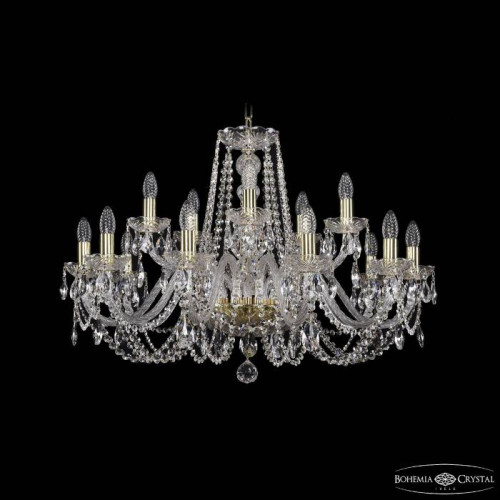 Подвесная хрустальная люстра 1402 Bohemia 1402/10+5/300 G
