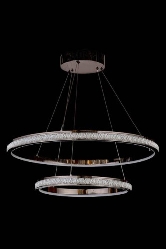 Подвесная люстра LEON Aida LE7707/800-2K Black Chrome