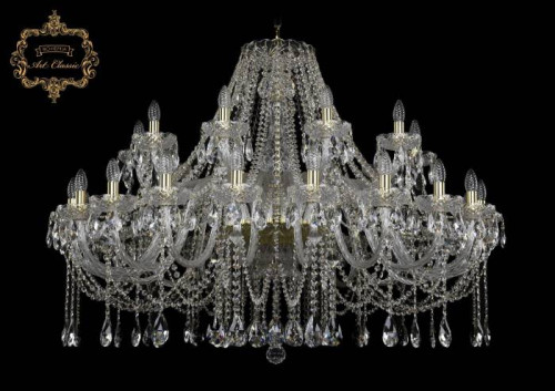 Подвесная хрустальная люстра 11.12 Art Classic 11.12.20+10.460.Gd.Sp