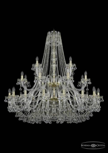 Подвесная хрустальная люстра 1409 Bohemia 1409/16+8+4/460/2d G