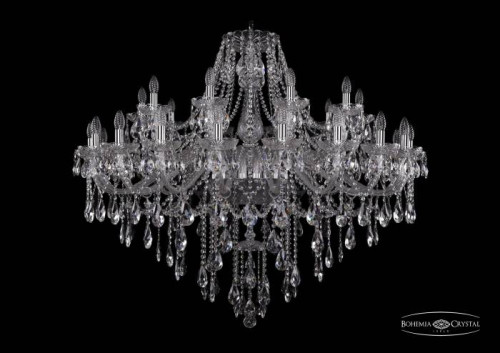 Подвесная хрустальная люстра 1415 Bohemia 1415/20+10/460 Ni
