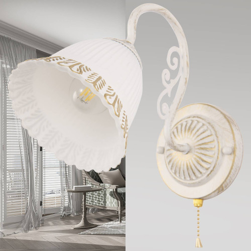 Настенное бра Arte Milano Am340800 340800/1W WT+G