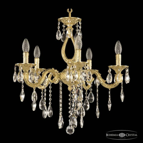Подвесная хрустальная люстра 7101 Bohemia 71301/5/175 B G