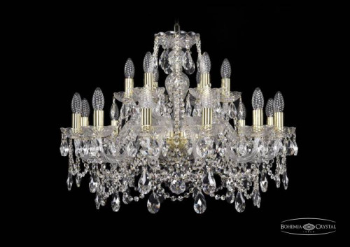 Подвесная хрустальная люстра 1411 Bohemia 1411/12+6/240 G