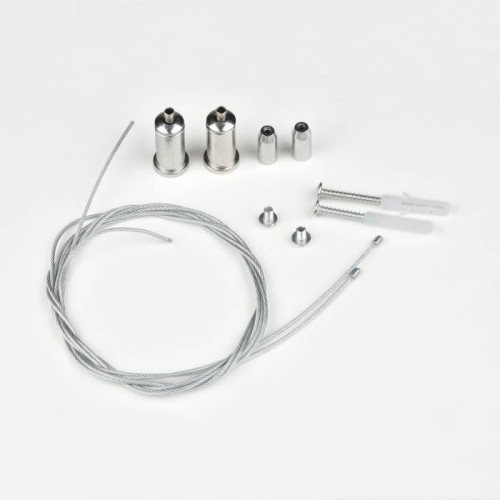 Комплект крепления для подвесного монтажа накладных светильников Uniel UFL-H02 SILVER 100 POLYBAG