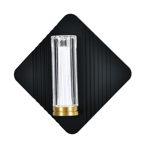 Настенный светильник Indigo Rilievo V000201L 14032/B/1W Black