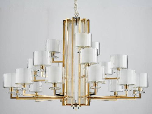 Подвесная люстра Newport 4400 4412+6+3/C gold