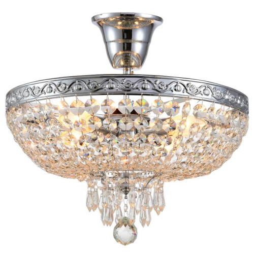 Потолочная люстра Natali Kovaltseva Rococo ROCOCO 81407/4C CHROME