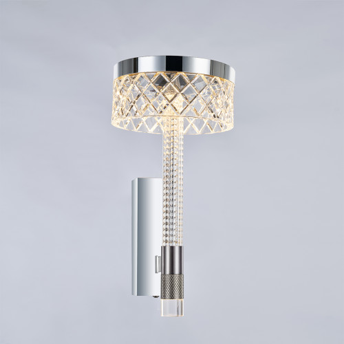 Настенное бра Delight Collection Diamond cut MB21020075-1A chrome