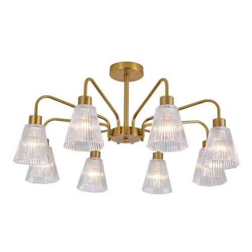 Потолочная люстра Escada Berzelia 150001/8R E14*40W Copper ES0000029