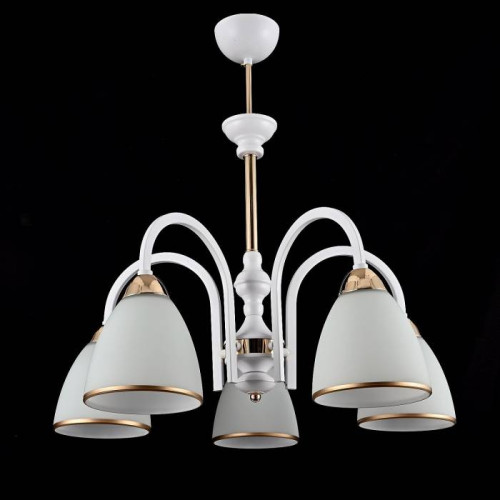 Потолочная люстра ЭкономСвет 10171 10171/5WT+FGD WT+GD