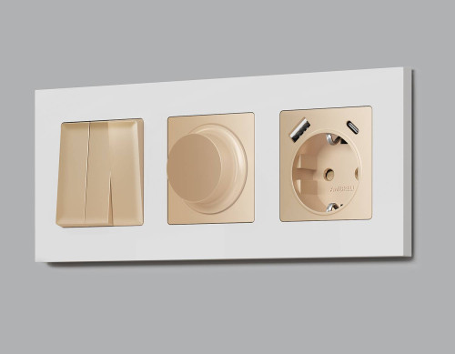 Накладка на механизм Ambrella Volt ALFA AP6055