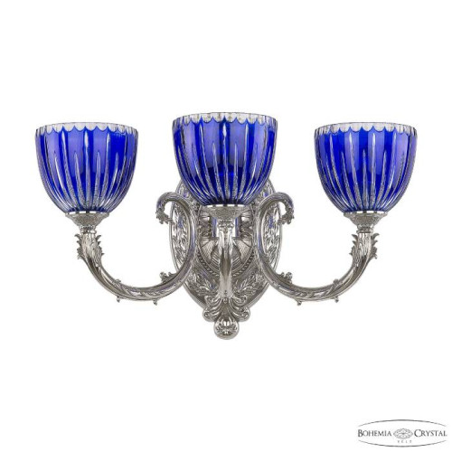Настенное бра Bohemia Florence 7109B12/3/210 Ni P1 U Clear-Green/H-1J