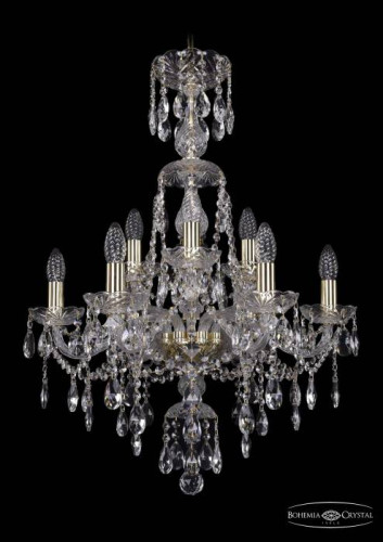 Подвесная хрустальная люстра 1415 Bohemia 1415/6+3/200/XL-77 G