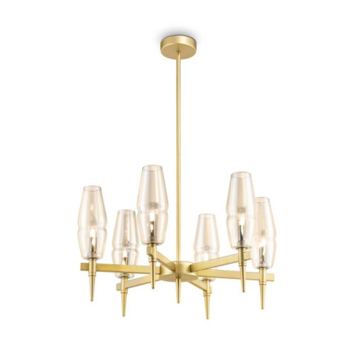 Люстра на штанге Maytoni Lita H002PL-06G