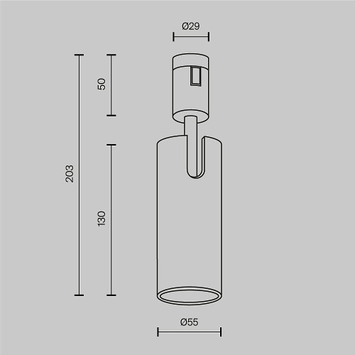Трековый светильник Maytoni Focus Led TR144-1-12W4K-W-PT