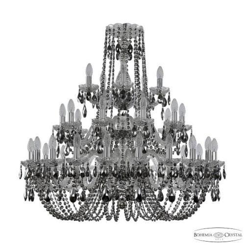 Подвесная хрустальная люстра 1402 Bohemia 1402/20+10+5/360/3d Ni R781