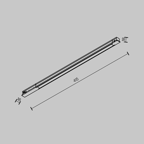 Трековый светильник Maytoni Basis TR231-2-10W4K-B