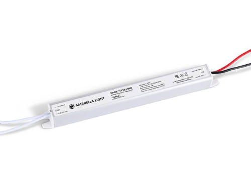 Блок питания ультратонкий для светодиодной ленты 12V 24W Ambrella LED Driver 12V GS8602