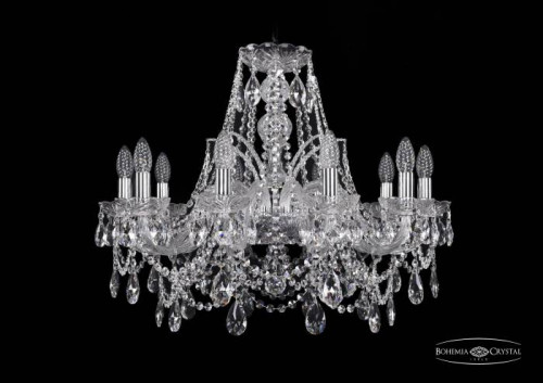 Подвесная хрустальная люстра 1411 Bohemia 1411/10/240 Ni