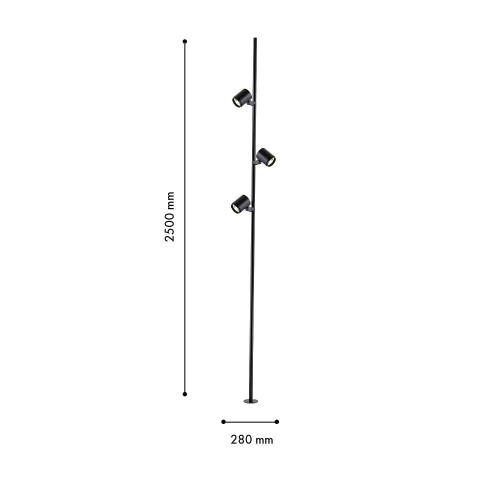 Уличный наземный светильник Favourite Securitas 4638-3F