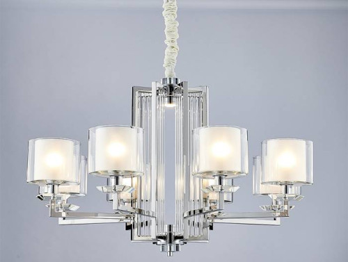 Подвесная светодиодная люстра 4400 Newport 4408+1/C chrome