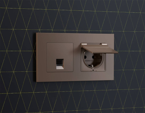 Розетка Ambrella Volt ALFA MA642005