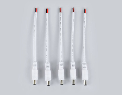 Соединитель проводной 2,1*5,5 мм папа (5шт) Ambrella LED Strip GS7951