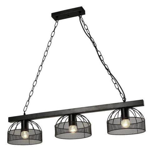Люстра подвесная Е27 3*60W черный MD.20461-3-P-BK