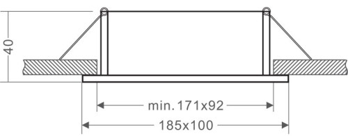Встраиваемый светильник Deko-Light Algol 110004