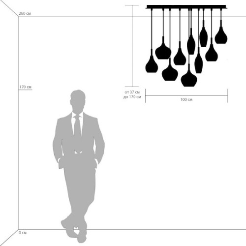 Светильник подвесной Lightstar Pentola 803125