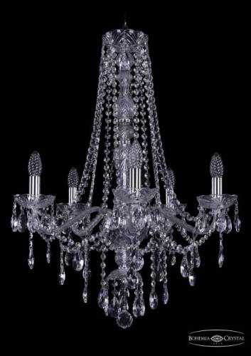 Подвесная хрустальная люстра 1415 Bohemia 1415/5/200/h-75 Ni