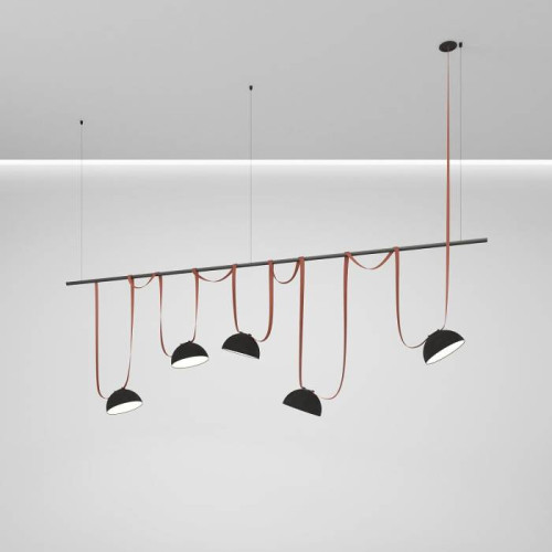 Комплект ременной трековой системы на штанге Rod Denkirs Belty Set DK55SET06-01-BR