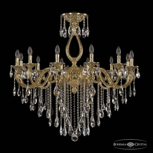 Подвесная хрустальная люстра 7101 Bohemia 71301/12/360 B G
