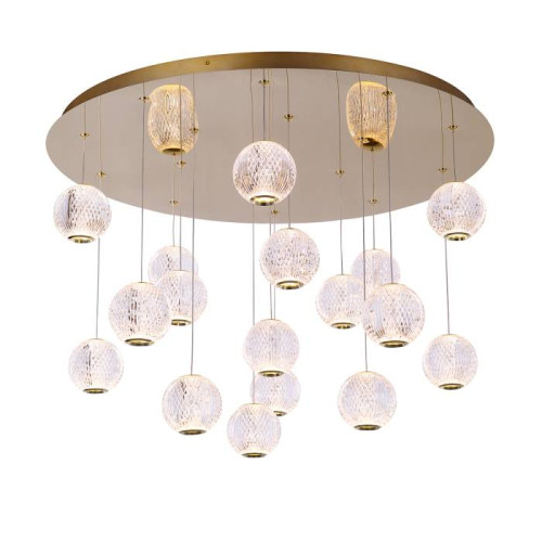 Подвесная люстра Delight Collection MD20001012 MD20001012-17A gold