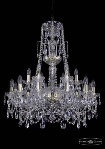 Подвесная хрустальная люстра 1411 Bohemia 1411/12+6/240/XL-83 G
