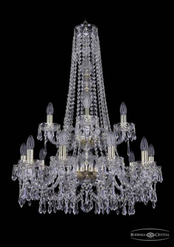 Подвесная хрустальная люстра 1403 Bohemia 1403/10+5/240/h-92/2d G