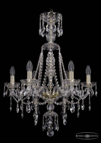 Подвесная хрустальная люстра 1415 Bohemia 1415/6/200/XL-77 G