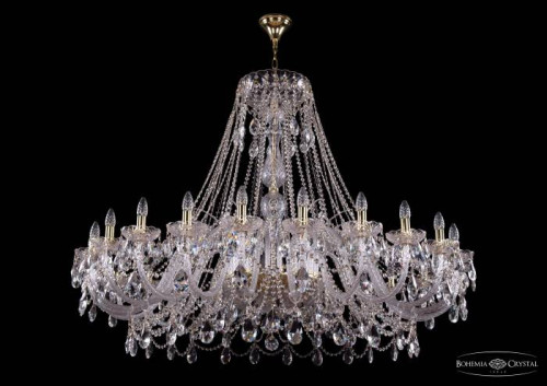 Подвесная хрустальная люстра 1411 Bohemia 1411/24/530 G