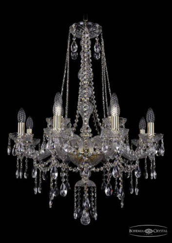 Подвесная хрустальная люстра 1415 Bohemia 1415/8+4/220/h-86 G