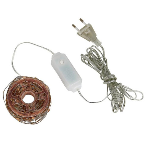 Гирлянда Uniel ULD-S2000-200/DTA AMBER IP20 DEW