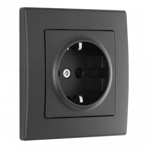 Розетка Arte Milano Set06-1 SET06-1-40-1 black