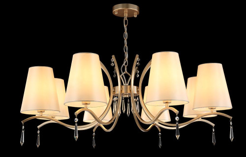 Подвесная люстра Crystal Lux Renata RENATA SP8 GOLD