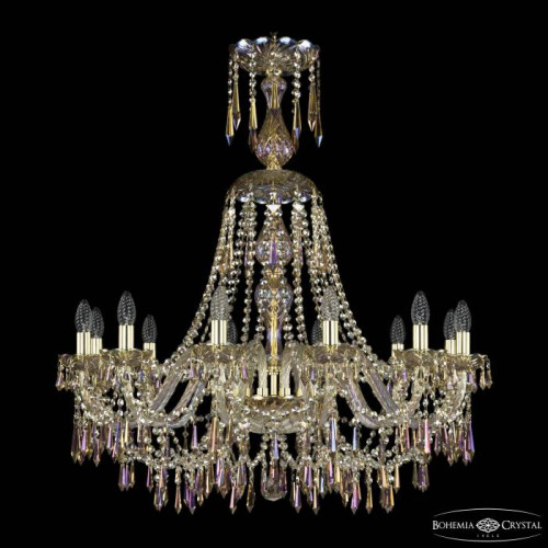 Подвесная хрустальная люстра 1403 Bohemia 1403/12/300/XL-95 G M801