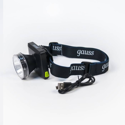 Фонарик Gauss Фонарь налобный GF401