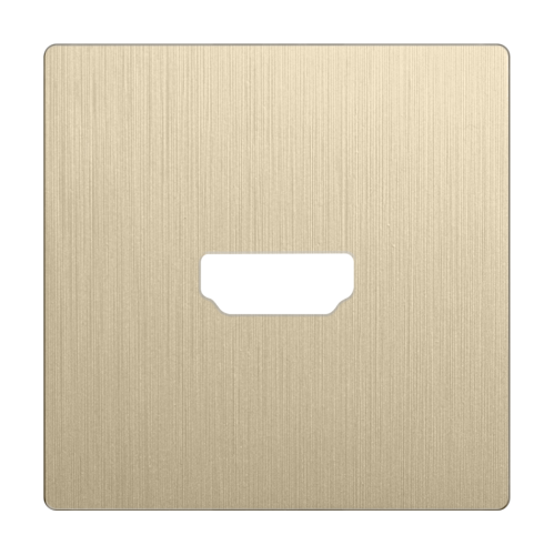 Накладка на механизм Werkel WL10-HDMI-CP/ Накладка для розетки HDMI (шампань рифленый)