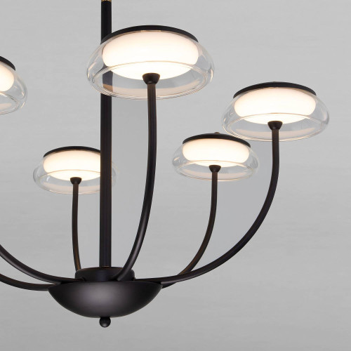 Люстра на штанге Eurosvet Fungo 50388 LED черный