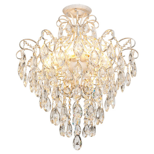 Потолочная люстра ЭкономСвет 33068 33068/10WG+WT