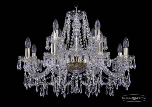 Подвесная хрустальная люстра 1403 Bohemia 1403/8+4/240 G