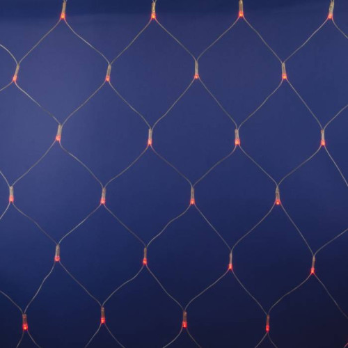 Сетка светодиодная с контроллером Uniel ULD-N2520-240/DTA RED IP20